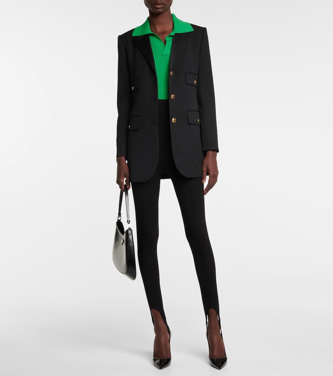 High-rise stirrup leggings | Zeynep Arçay
