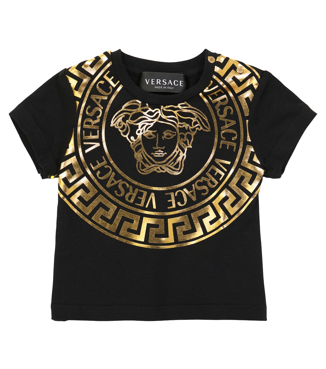 Bebé - camiseta en mezcla de algodón | Versace Kids