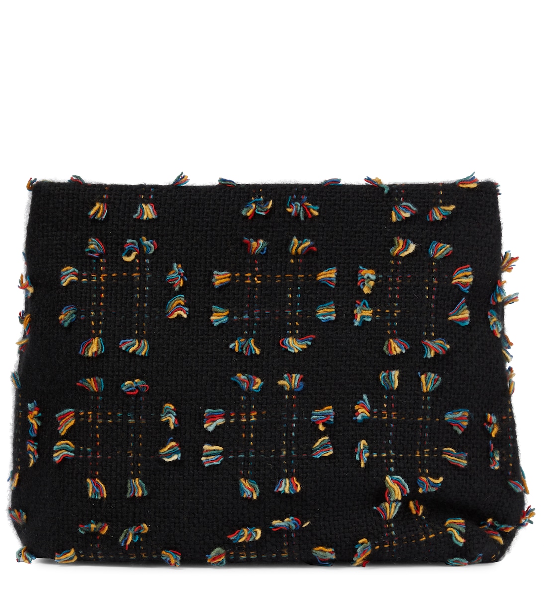 Clutch Phoebe de cachemir con flecos | Gabriela Hearst