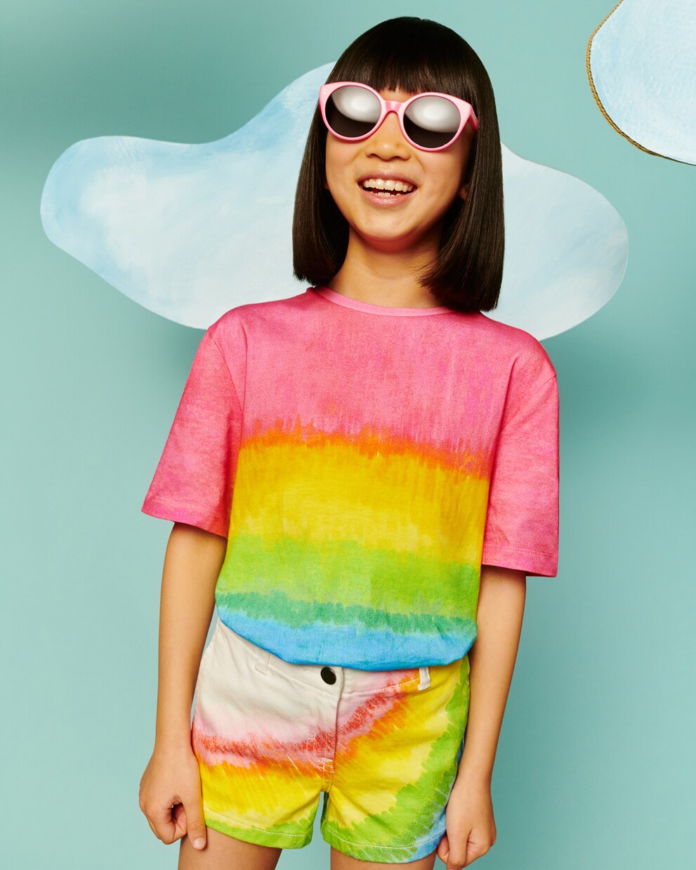 Shorts vaqueros estampados | Stella McCartney Kids