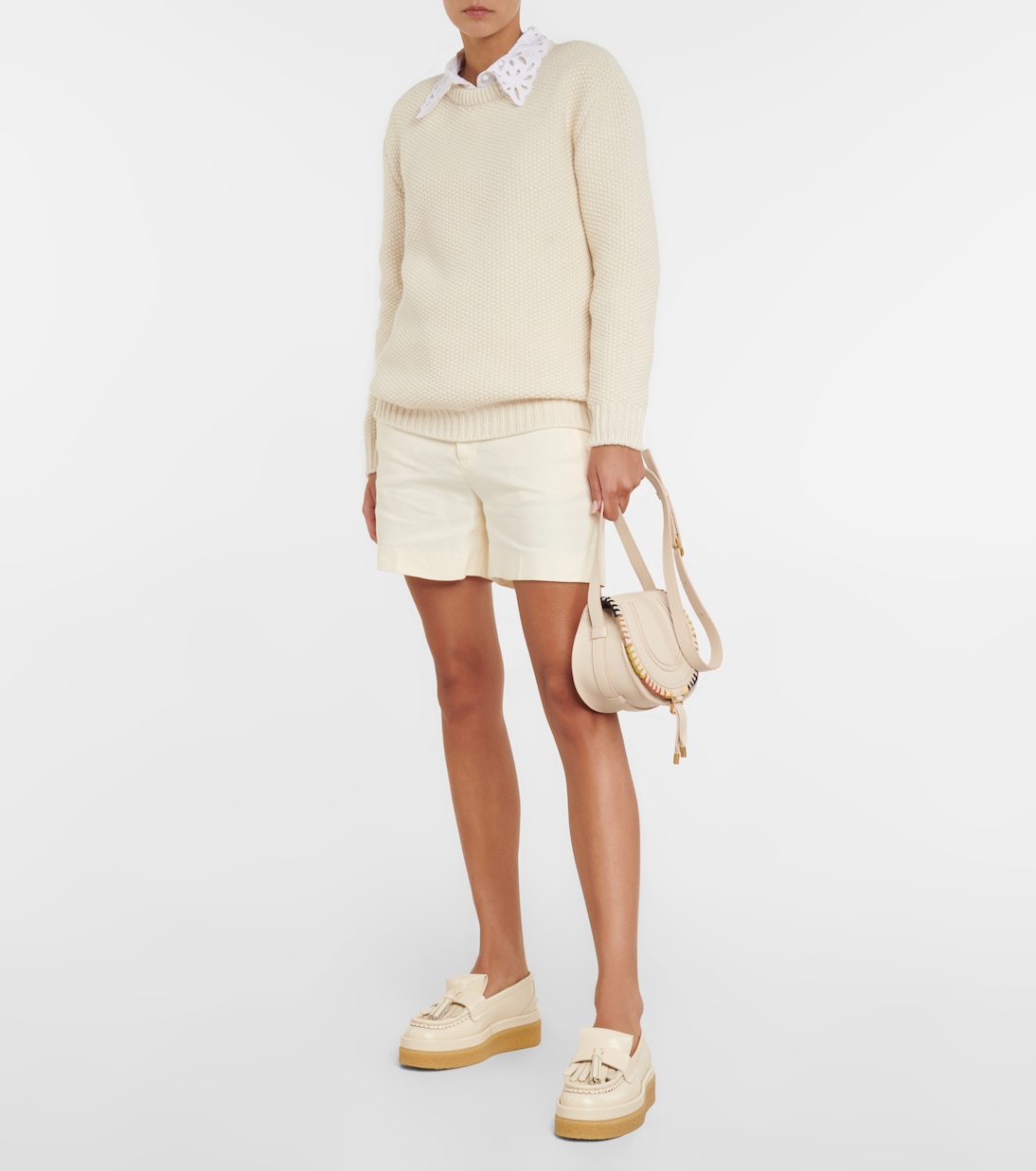 Jamie platform leather loafers | Chloé