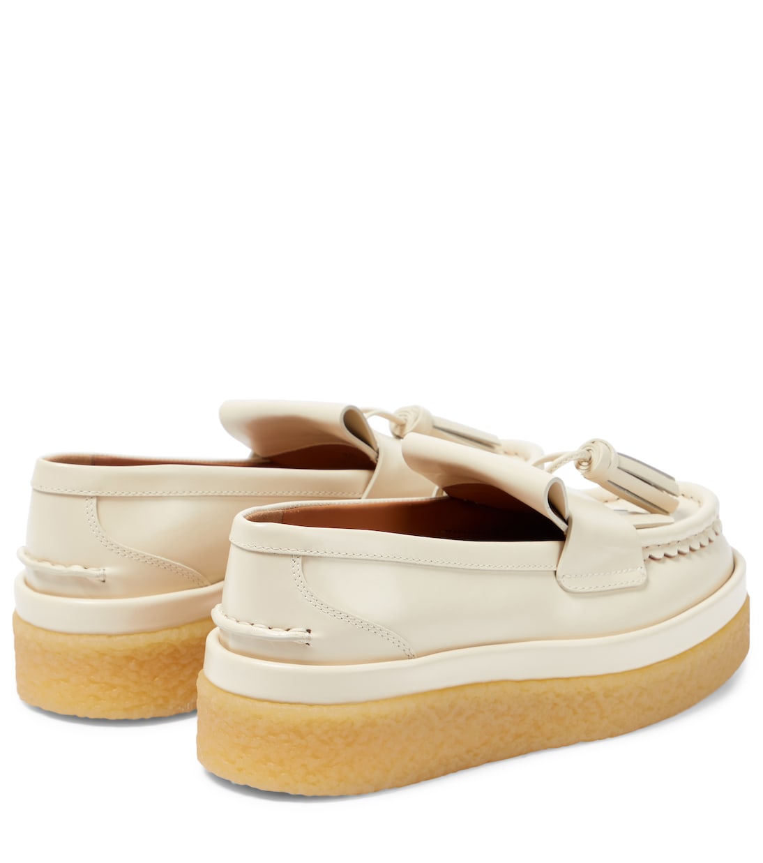 Jamie platform leather loafers | Chloé
