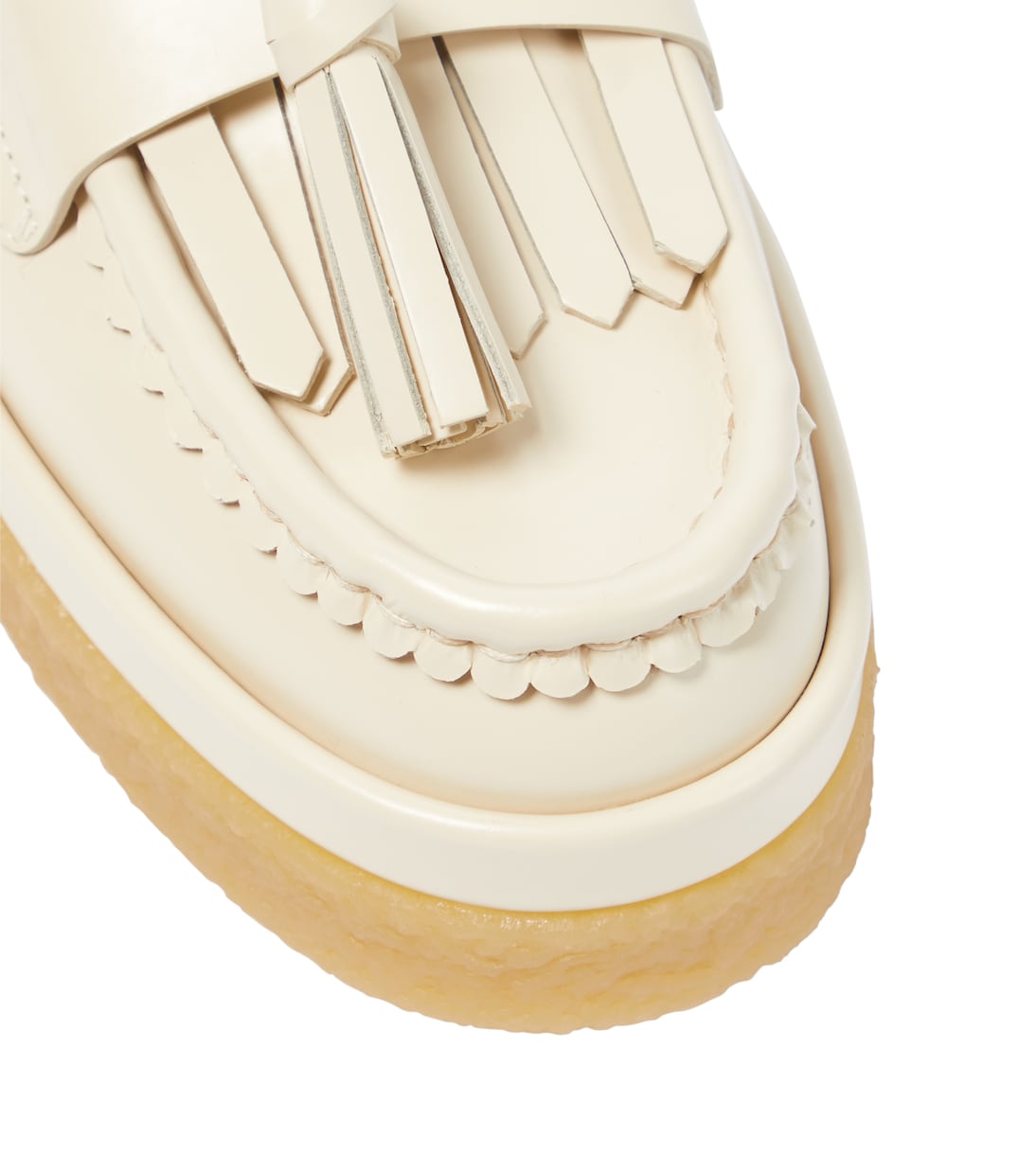 Jamie platform leather loafers | Chloé