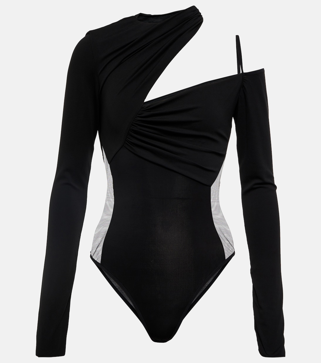 Asymmetrischer Body aus Tüll | Nensi Dojaka