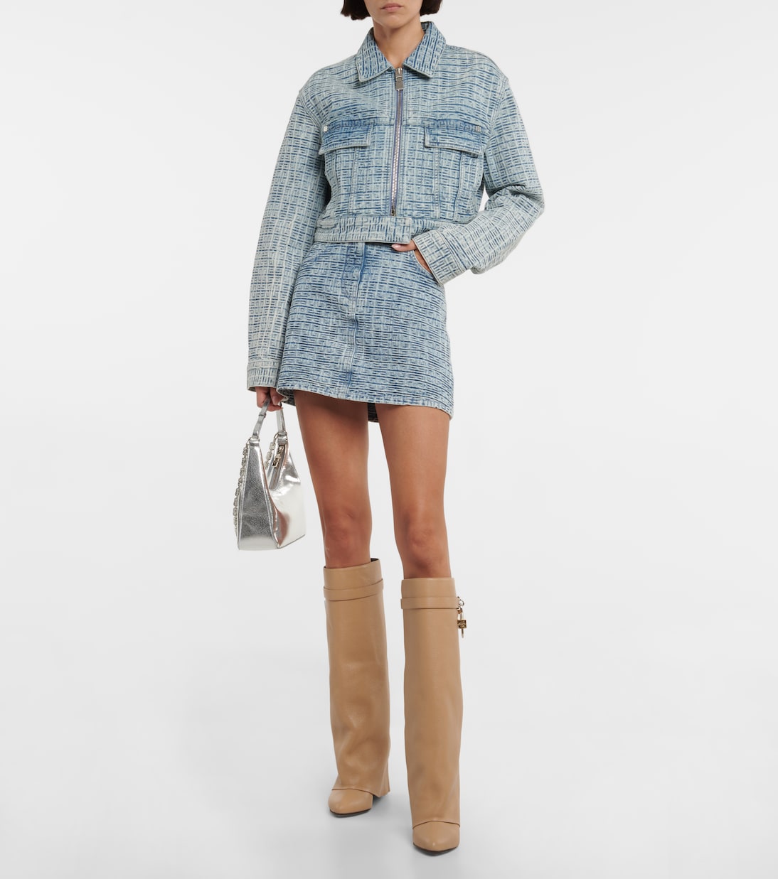 Bottes Shark Lock en cuir | Givenchy