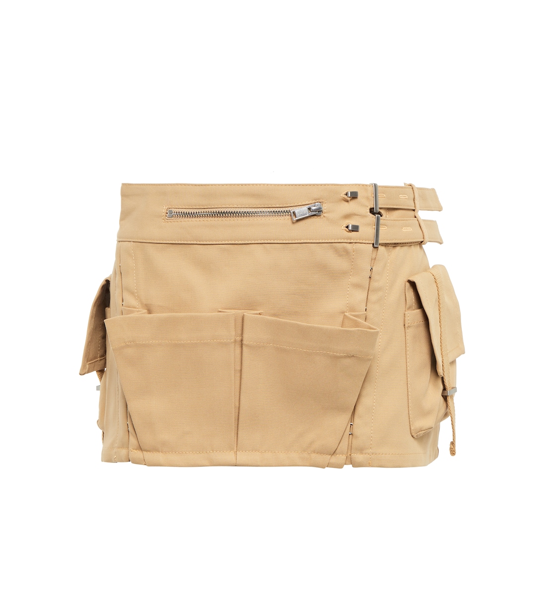Belted cotton cargo miniskirt | Dion Lee