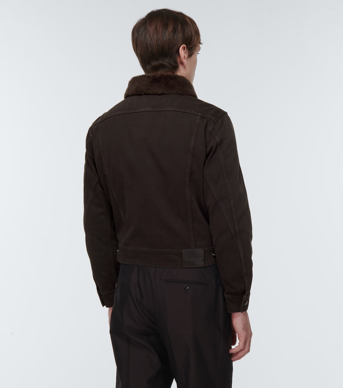 Chaqueta Bedford de pana con borrego sintético | Tom Ford