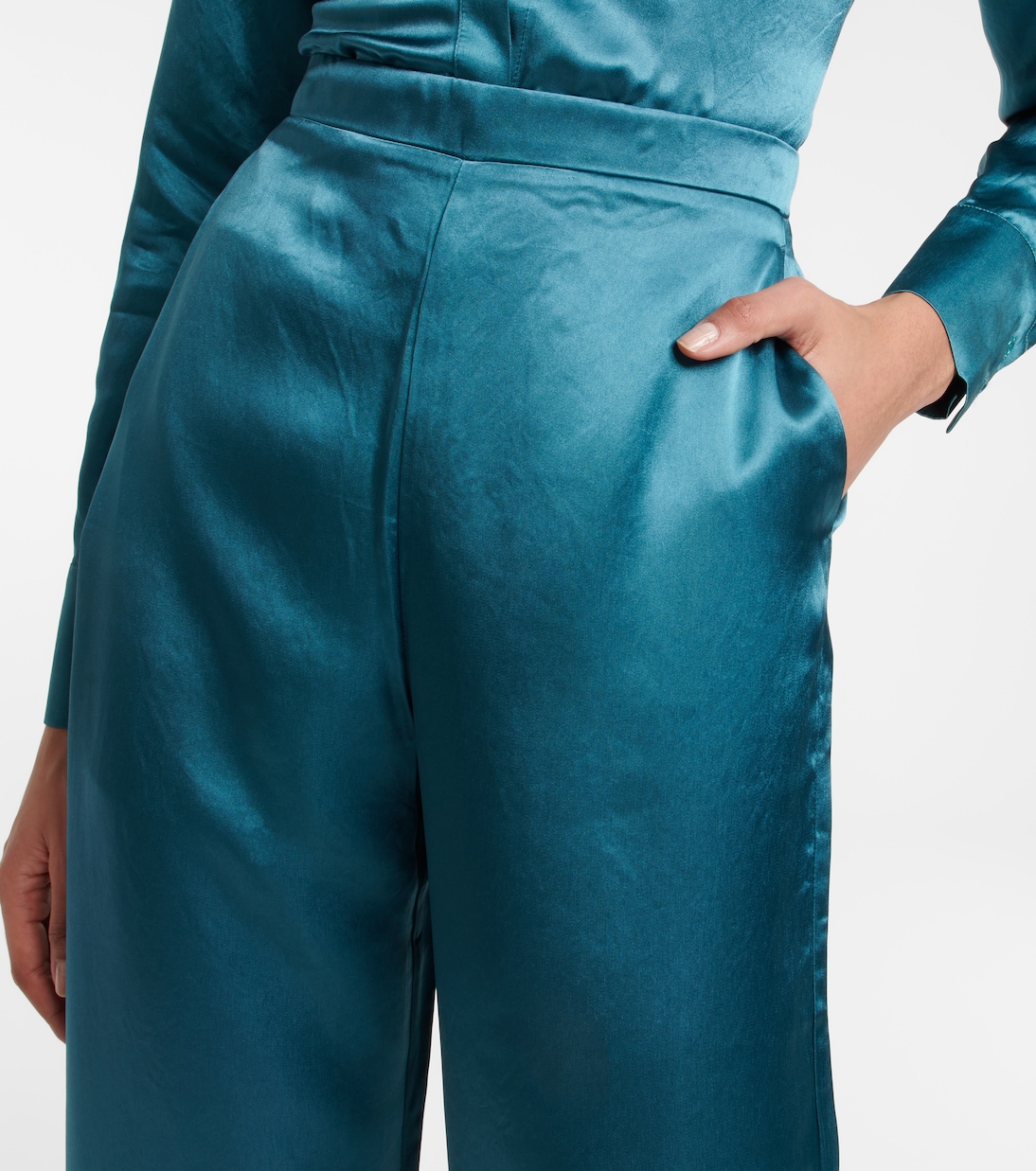 Pantalones anchos Fischio de tiro alto | Max Mara