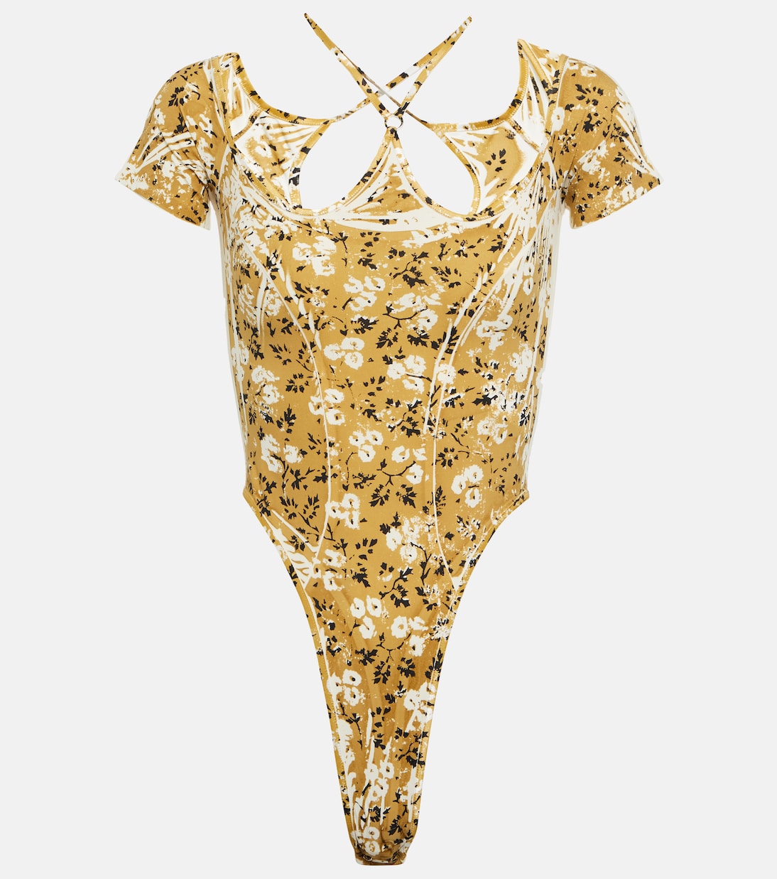 Body estampado con cuello halter | KNWLS