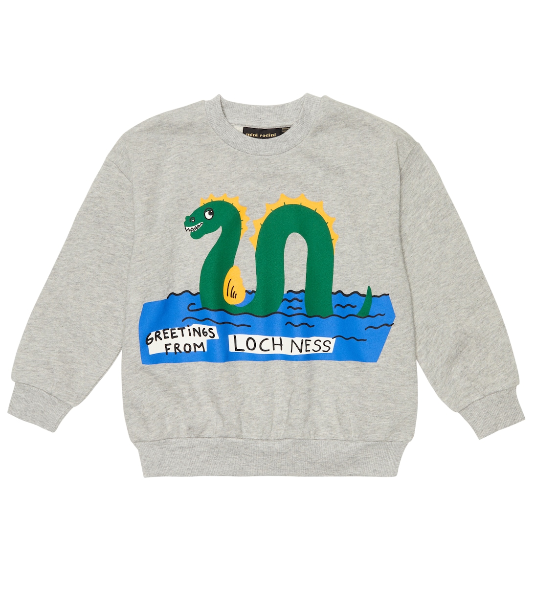Printed cotton jersey sweater | Mini Rodini