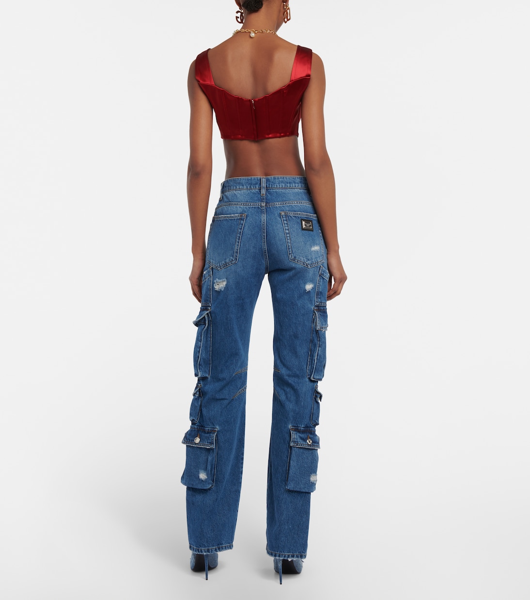 Jean droit à taille haute | Dolce&Gabbana
