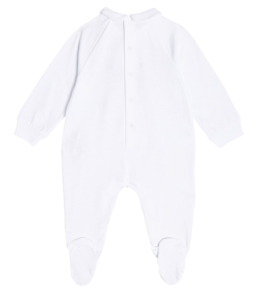 Baby - Tuta corta in cotone con stampa | Il Gufo
