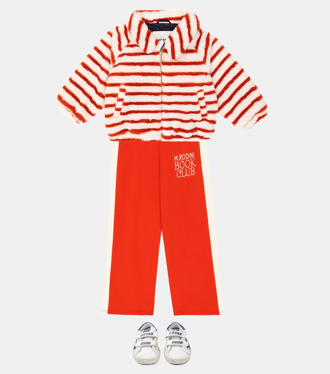 Printed cotton sweatpants | Mini Rodini
