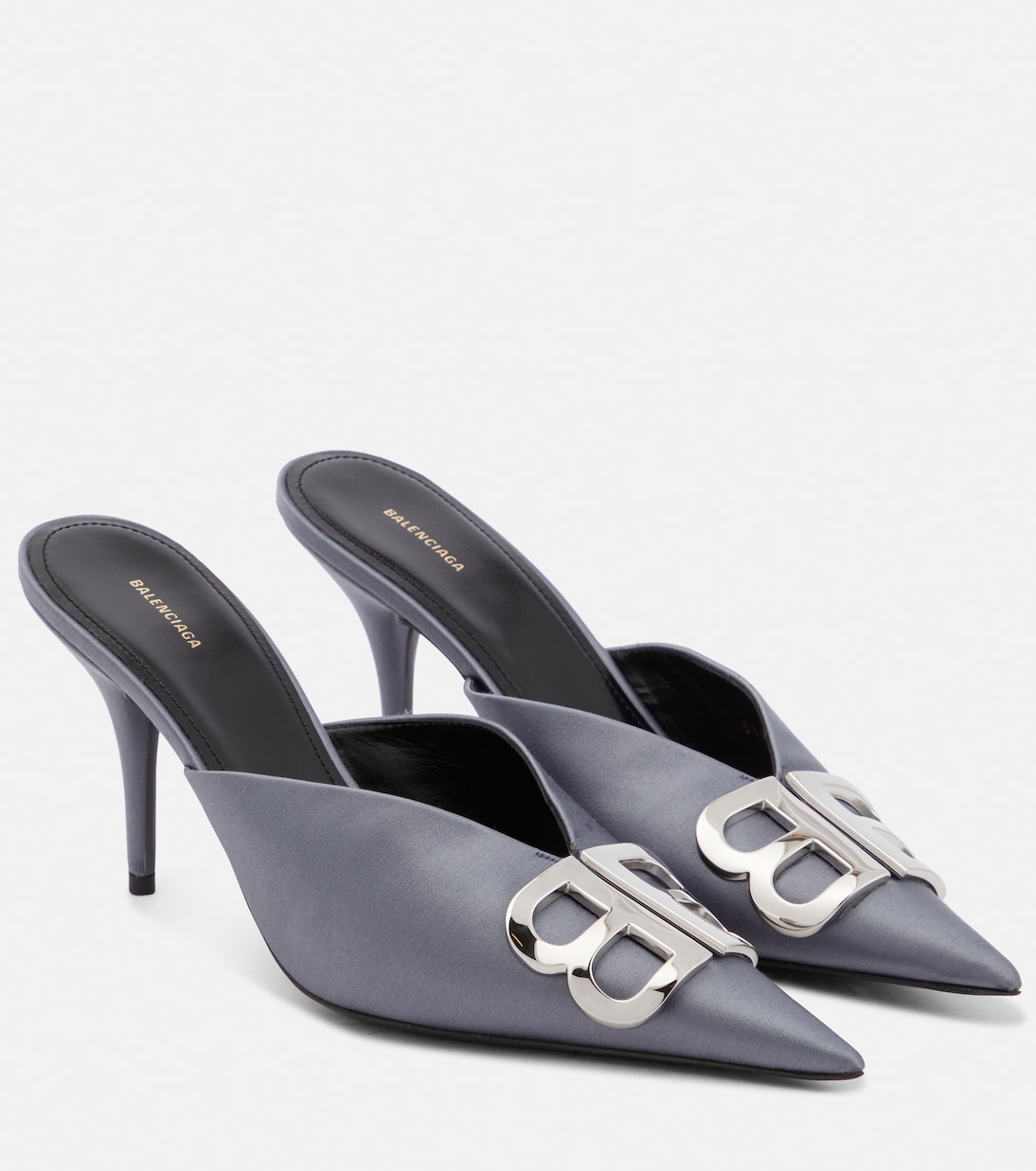 Mules BB en satin | Balenciaga