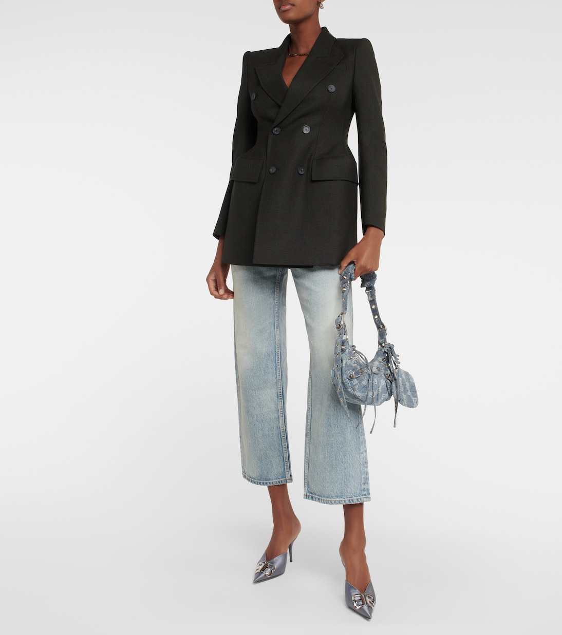 Mules BB en satin | Balenciaga