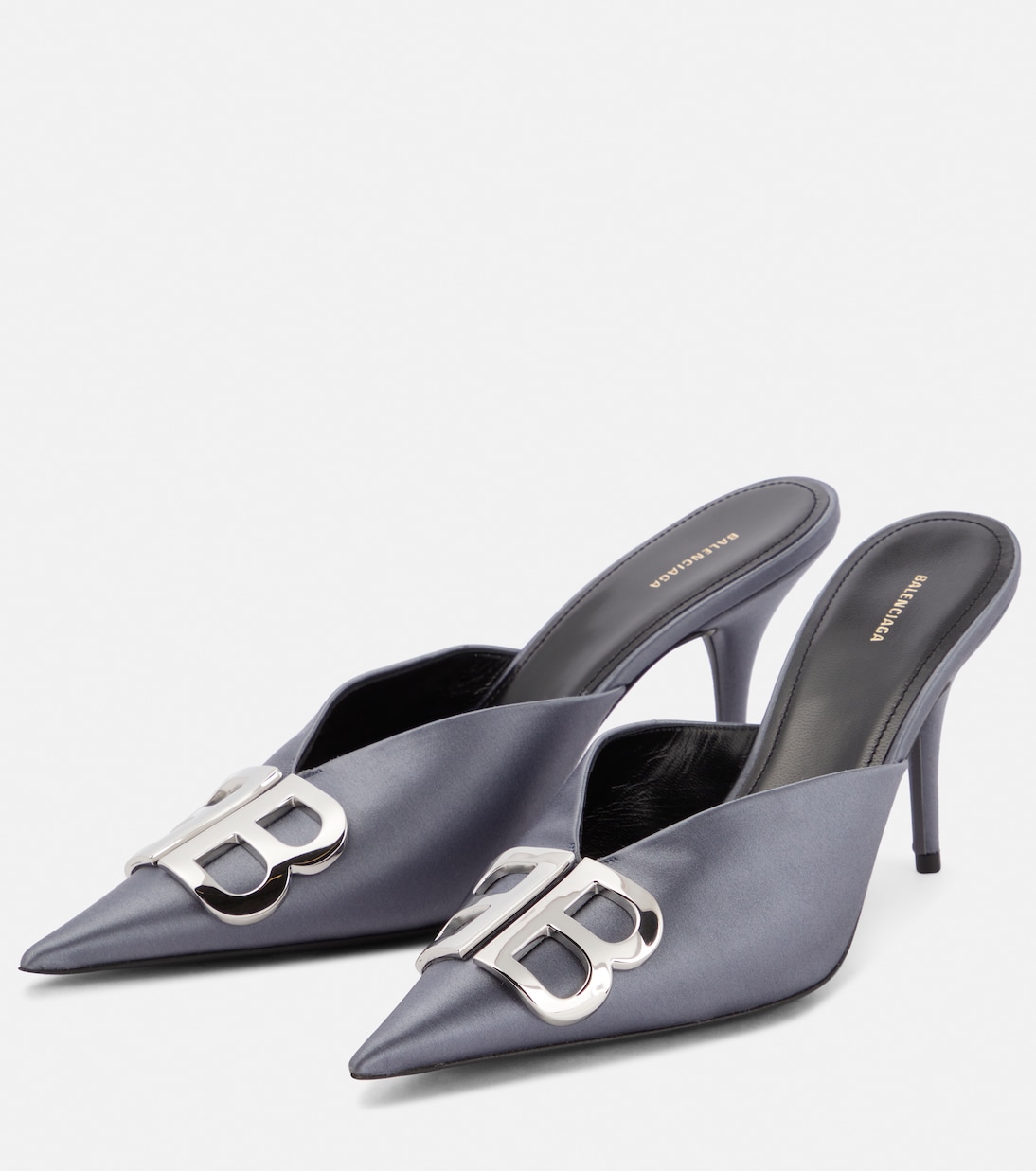 Mules BB en satin | Balenciaga