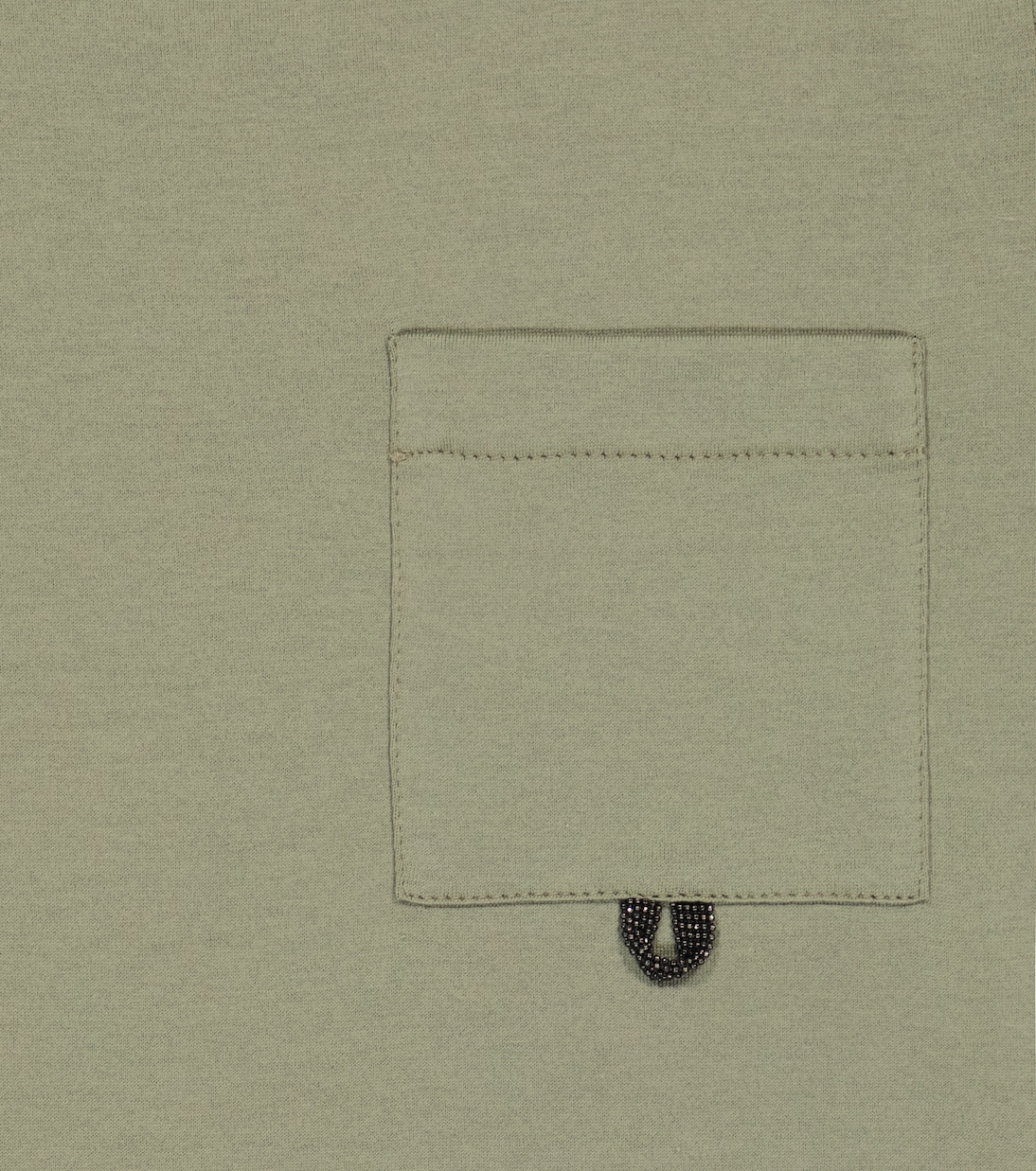 T-shirt en coton à ornements | Brunello Cucinelli Kids