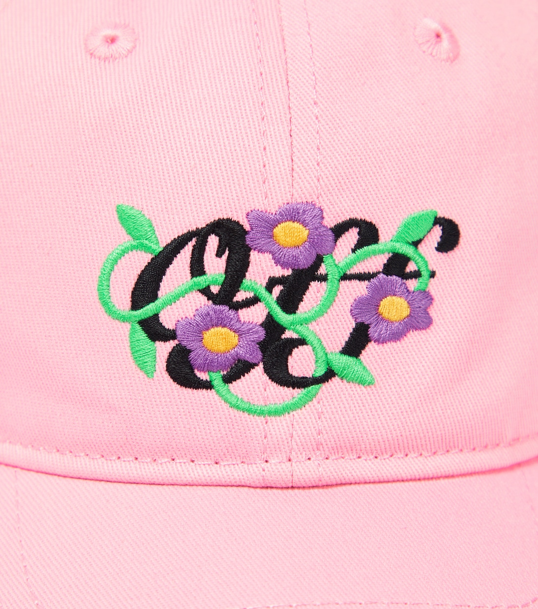 Cappello in cotone con ricamo | Off-White Kids