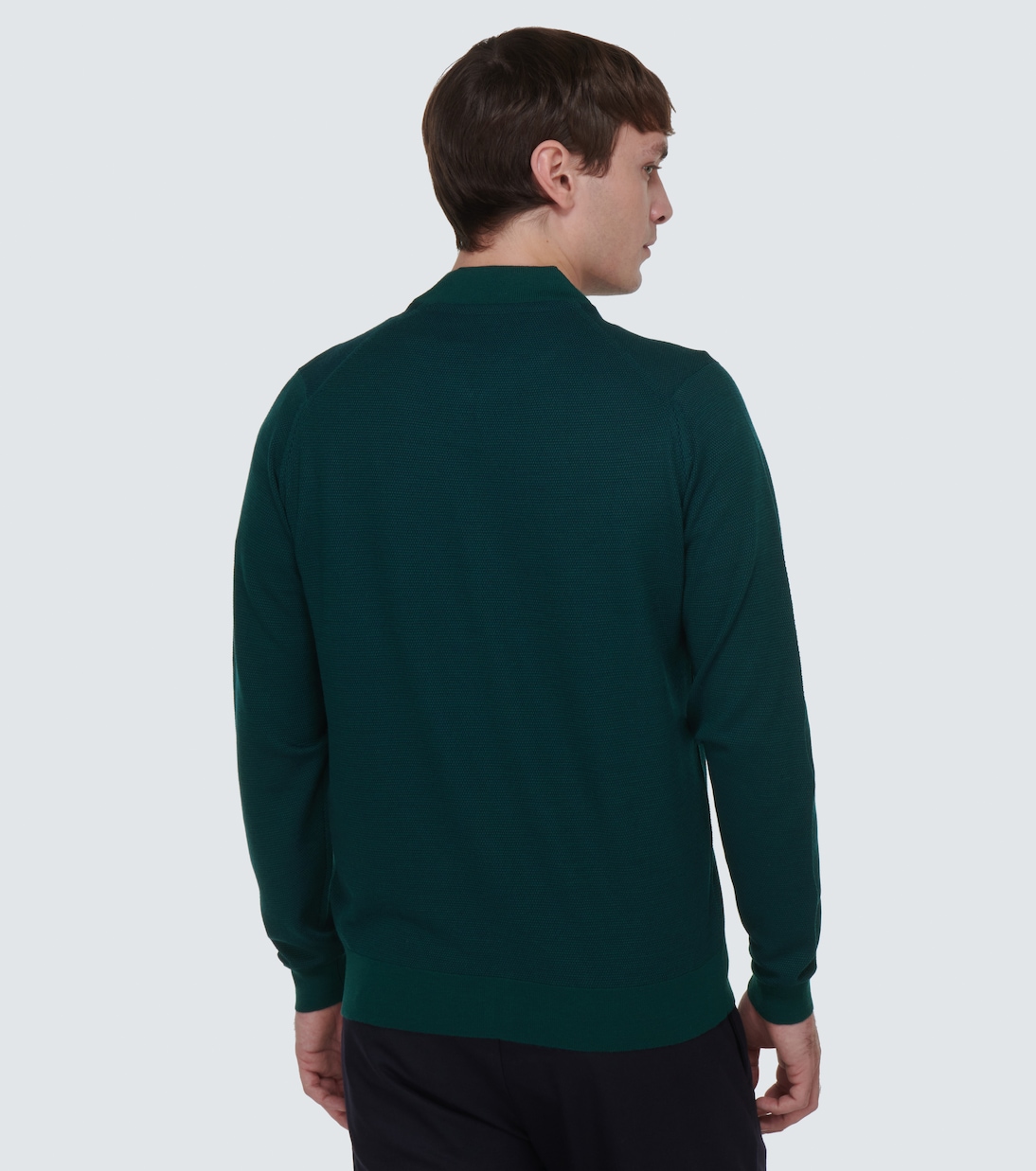 16.Singular zip-up wool jacket | John Smedley
