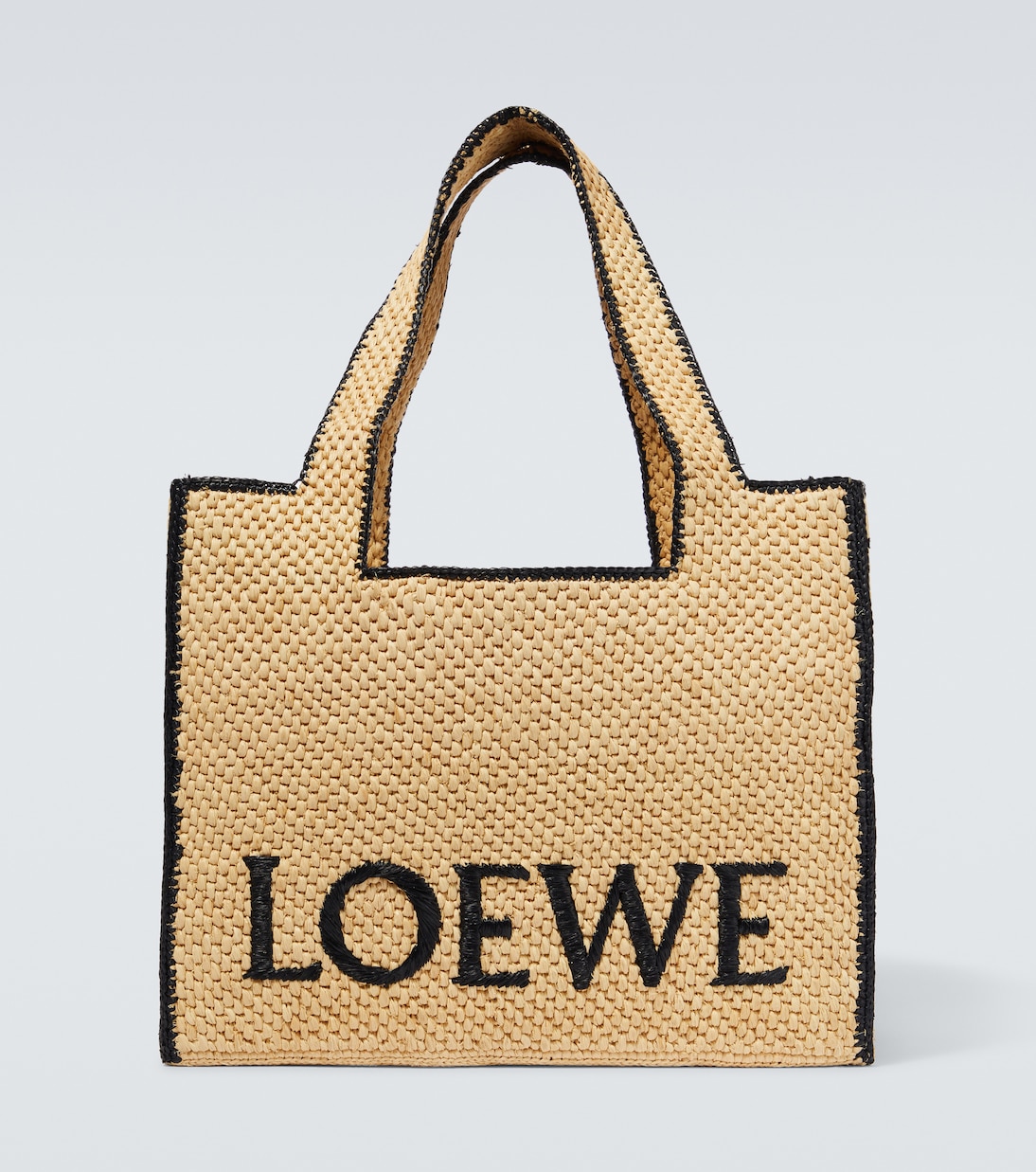 Slit Tote Large raffia tote bag | Loewe