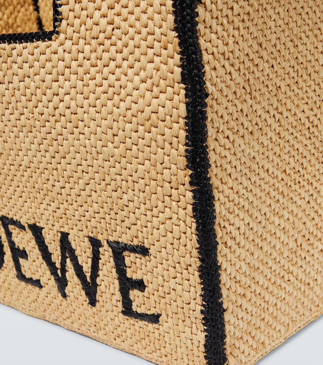 Slit Tote Large raffia tote bag | Loewe