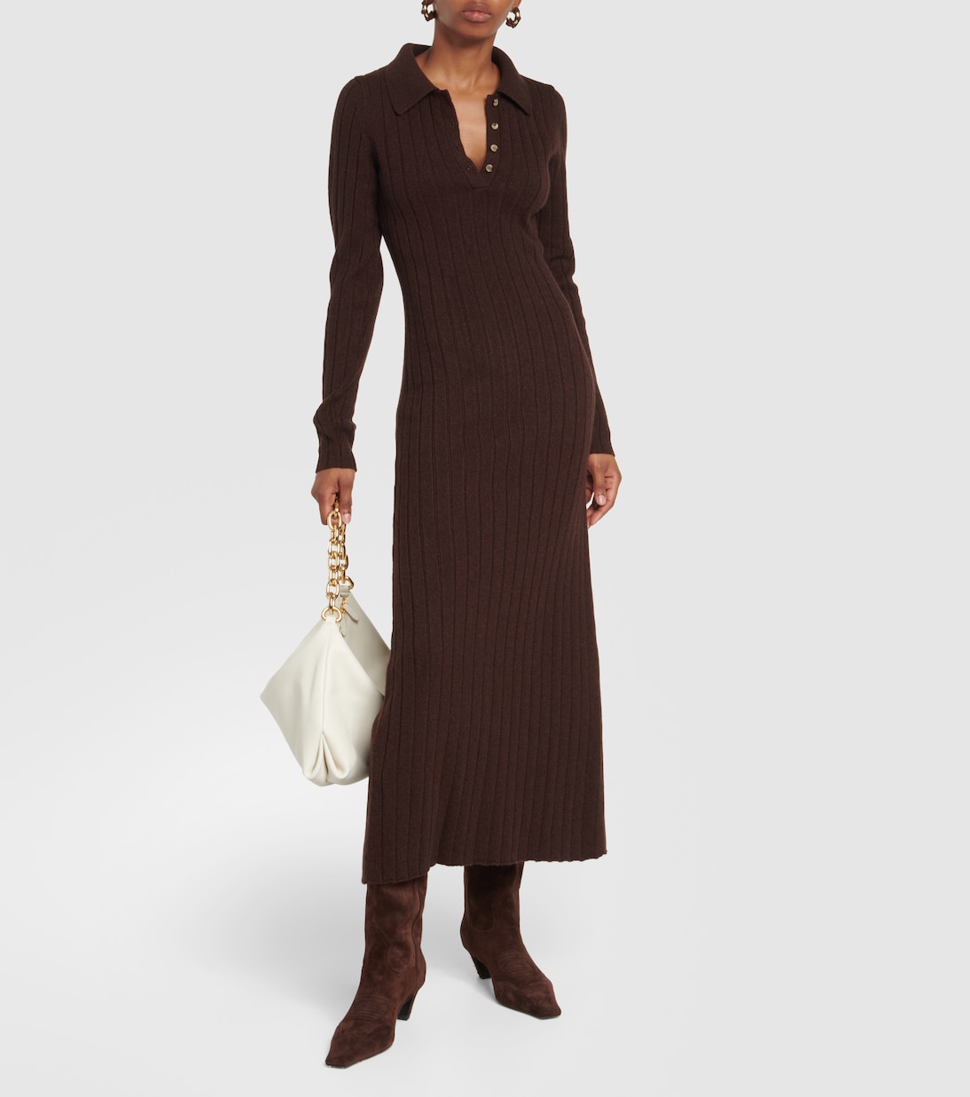 Maxikleid Hans aus Kaschmir | Khaite