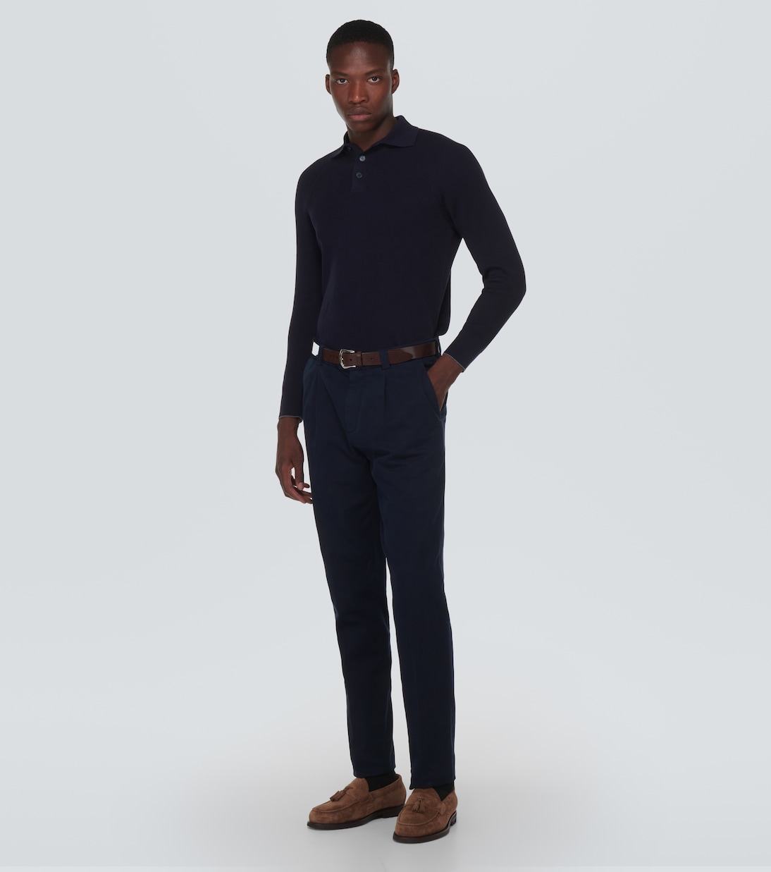 Polopullover aus Baumwolle | Brunello Cucinelli
