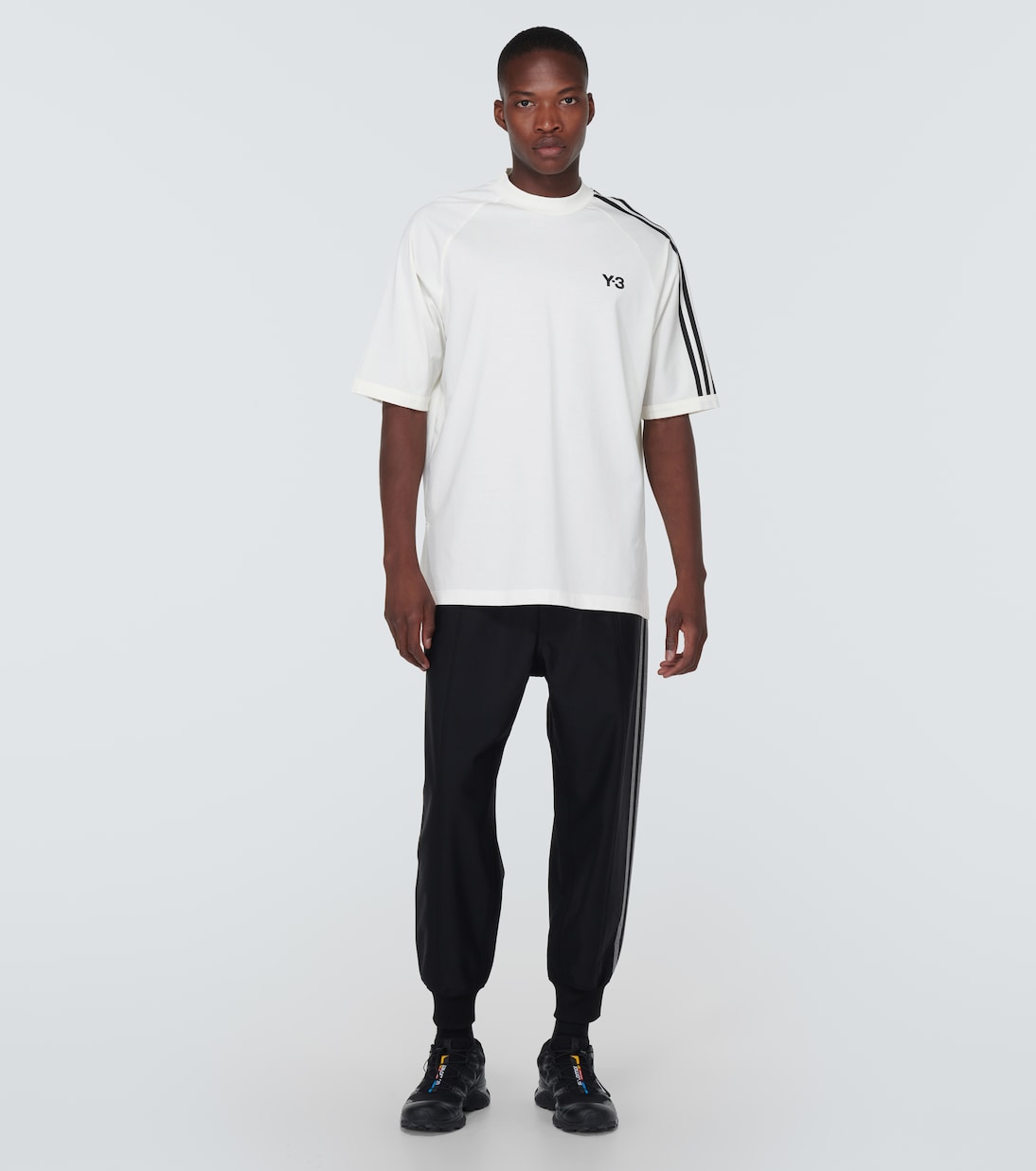 T-shirt in jersey di misto cotone | Y-3
