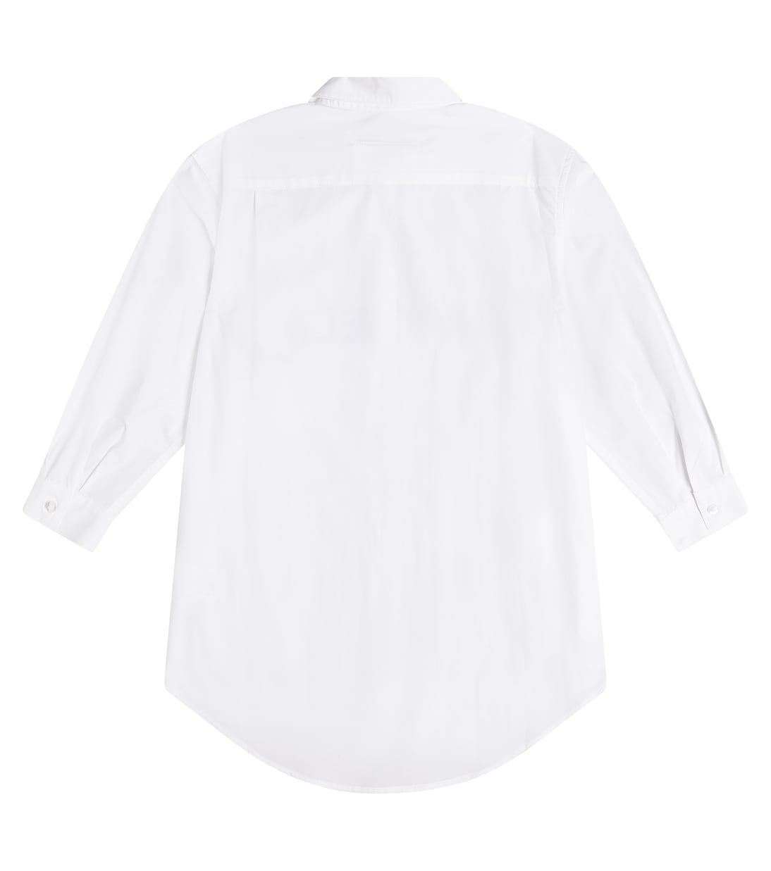 Vestido camisero de algodón con logo | MM6 Maison Margiela Kids