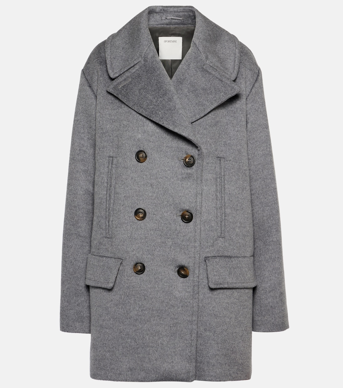Martora oversized virgin wool peacoat | Sportmax