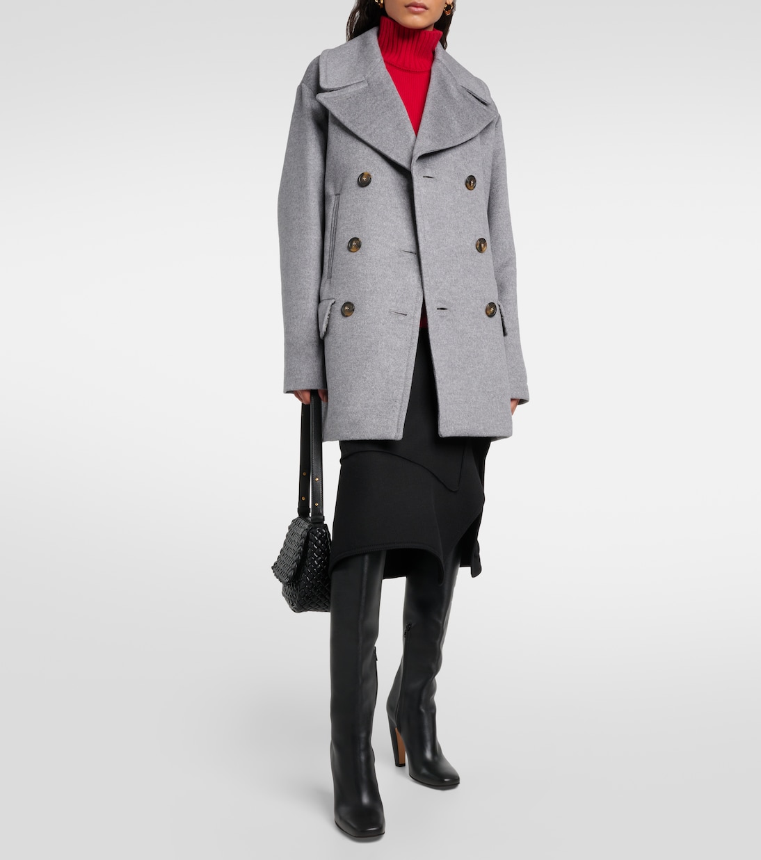 Martora oversized virgin wool peacoat | Sportmax