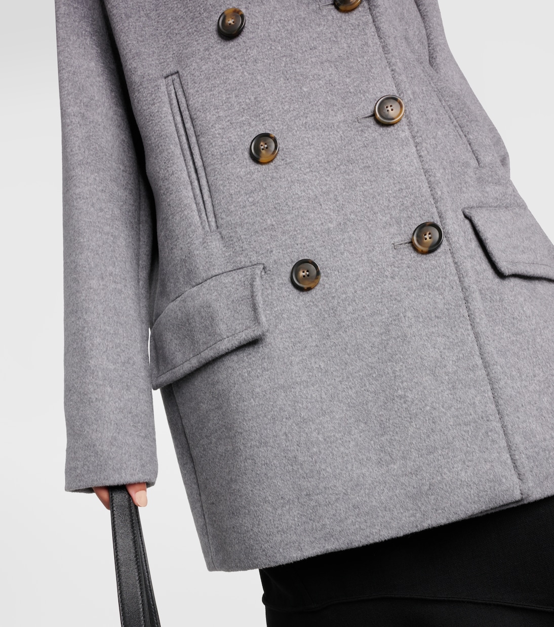 Martora oversized virgin wool peacoat | Sportmax