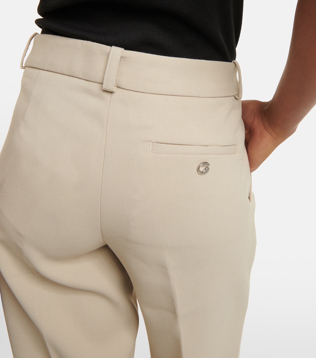 Gerade Low-Rise-Hose | Coperni