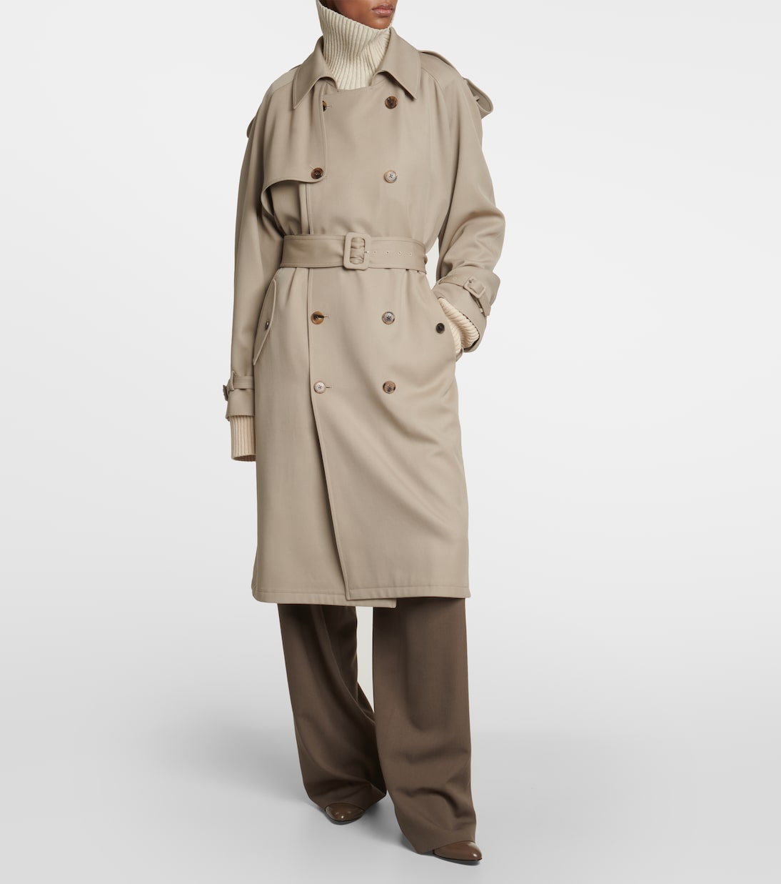 June virgin wool trench coat | The Row