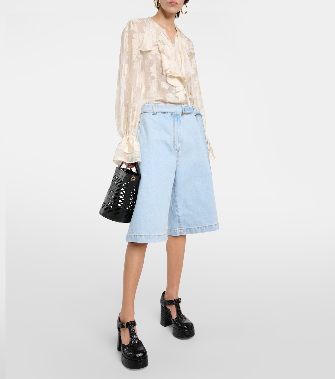 Bestickte Jeansshorts | Etro