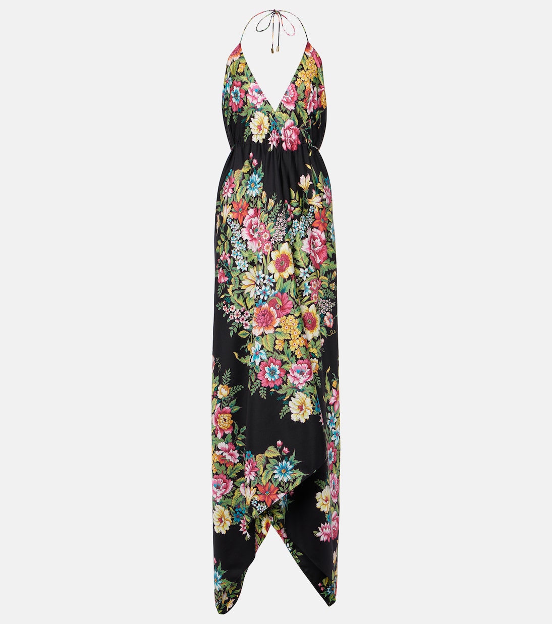 Abito midi in seta con stampa floreale | Etro