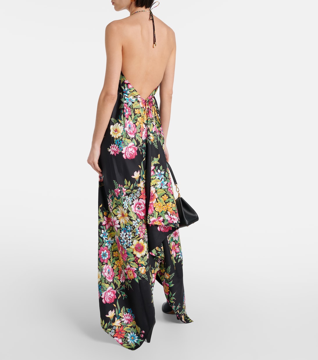 Abito midi in seta con stampa floreale | Etro