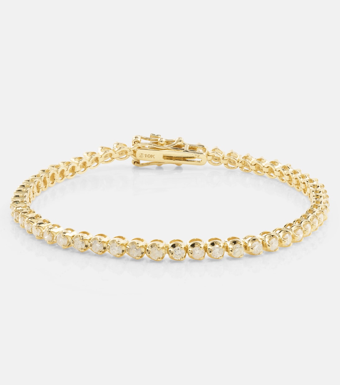 Bracelet Noble en or 10 ct et diamants | Stone and Strand