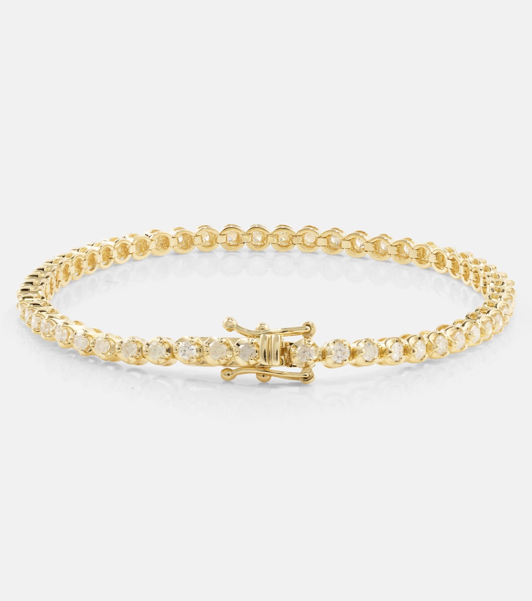 Bracelet Noble en or 10 ct et diamants | Stone and Strand