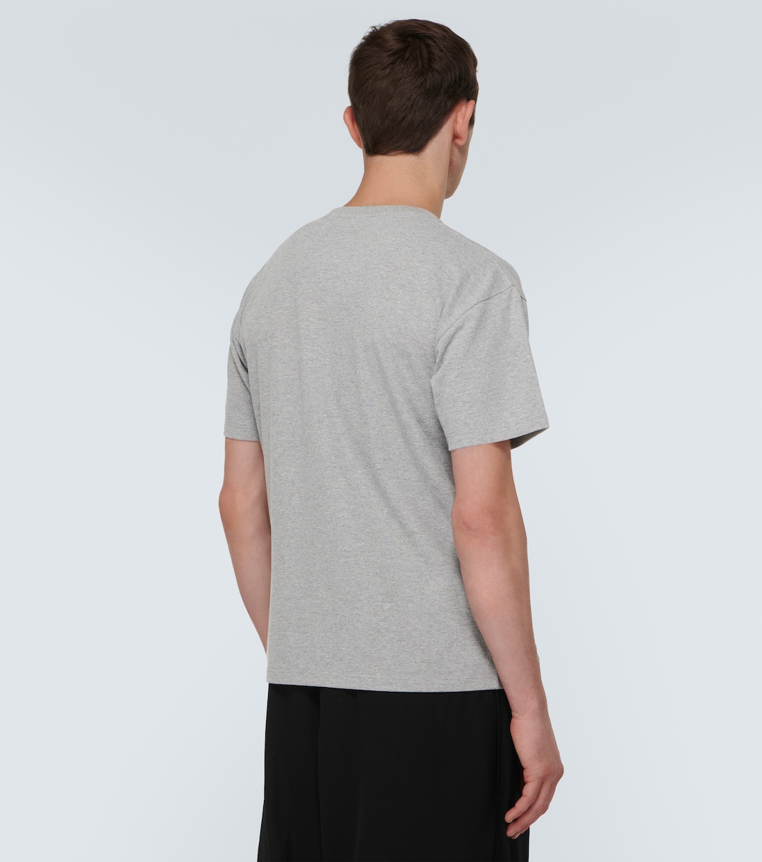 Camiseta Cassandre en piqué de algodón | Saint Laurent