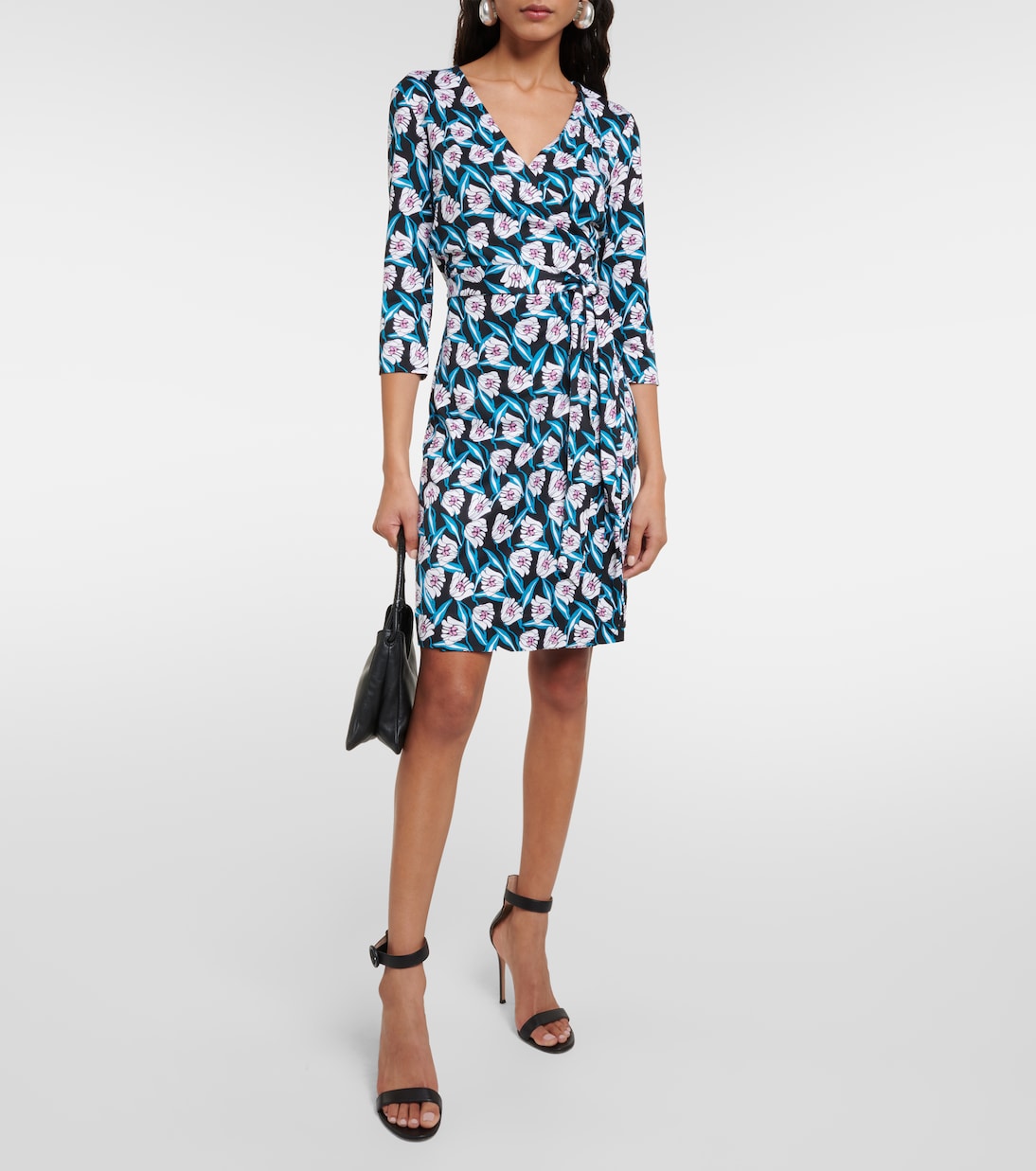Abito midi Julian in seta con stampa | Diane von Furstenberg