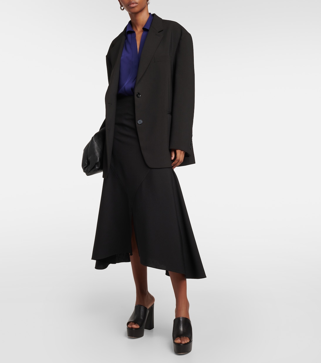 Camisa de georgette de seda | Vince