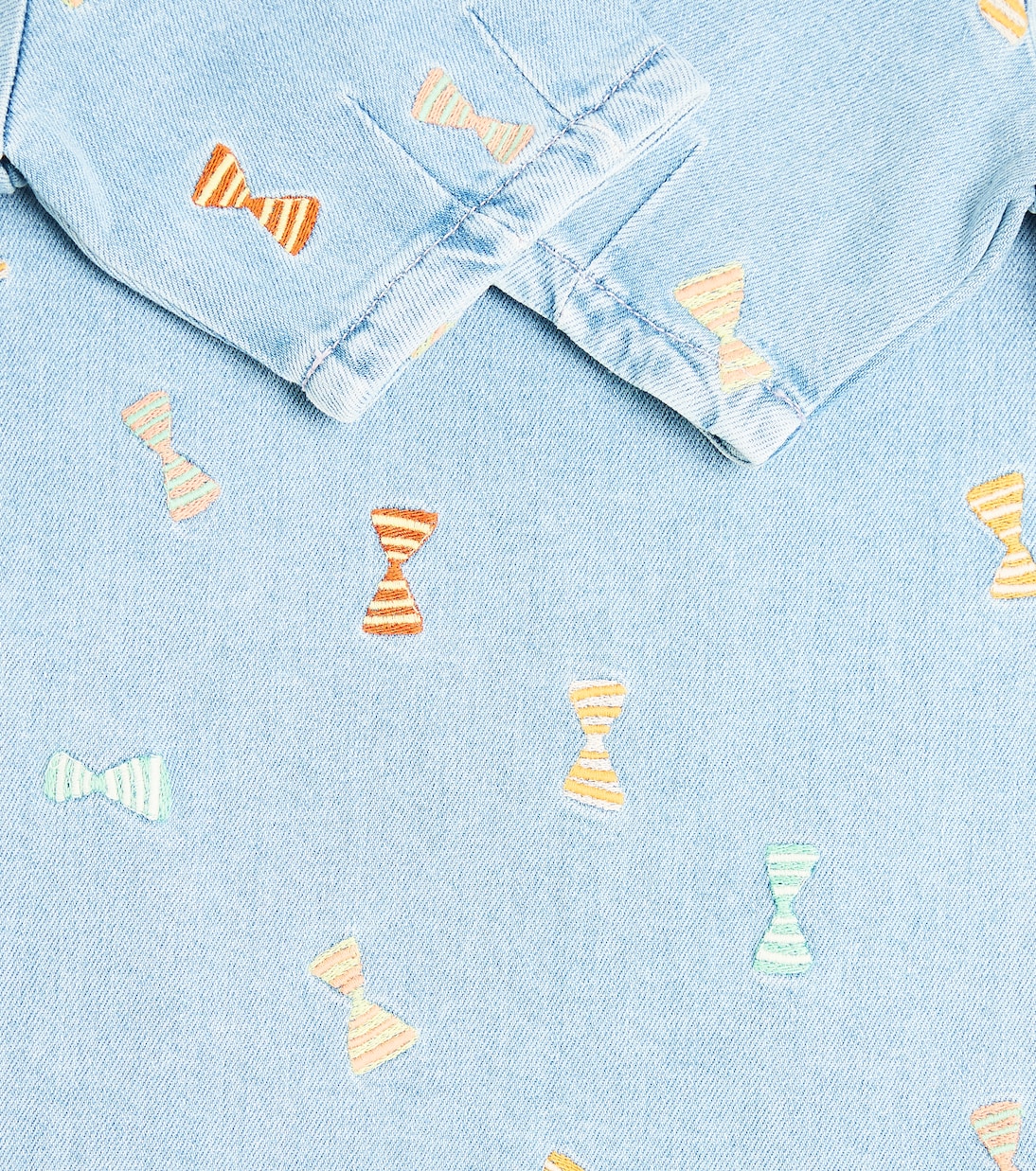 Besticktes Kleid aus Denim | Stella McCartney Kids