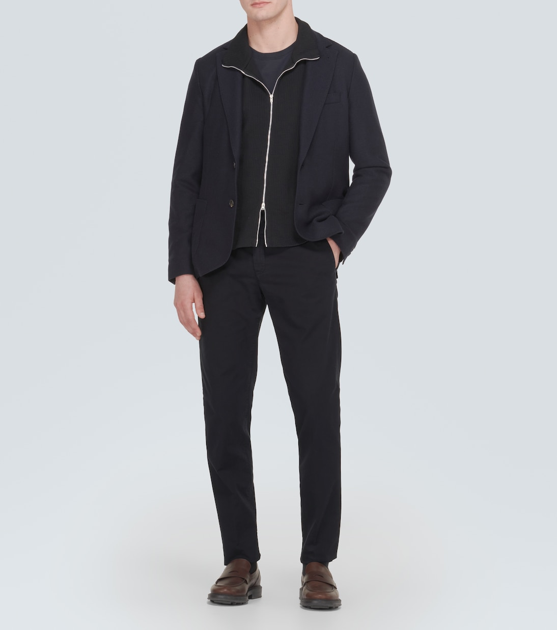 Pantaloni chino Pantaflat in misto cotone | Loro Piana
