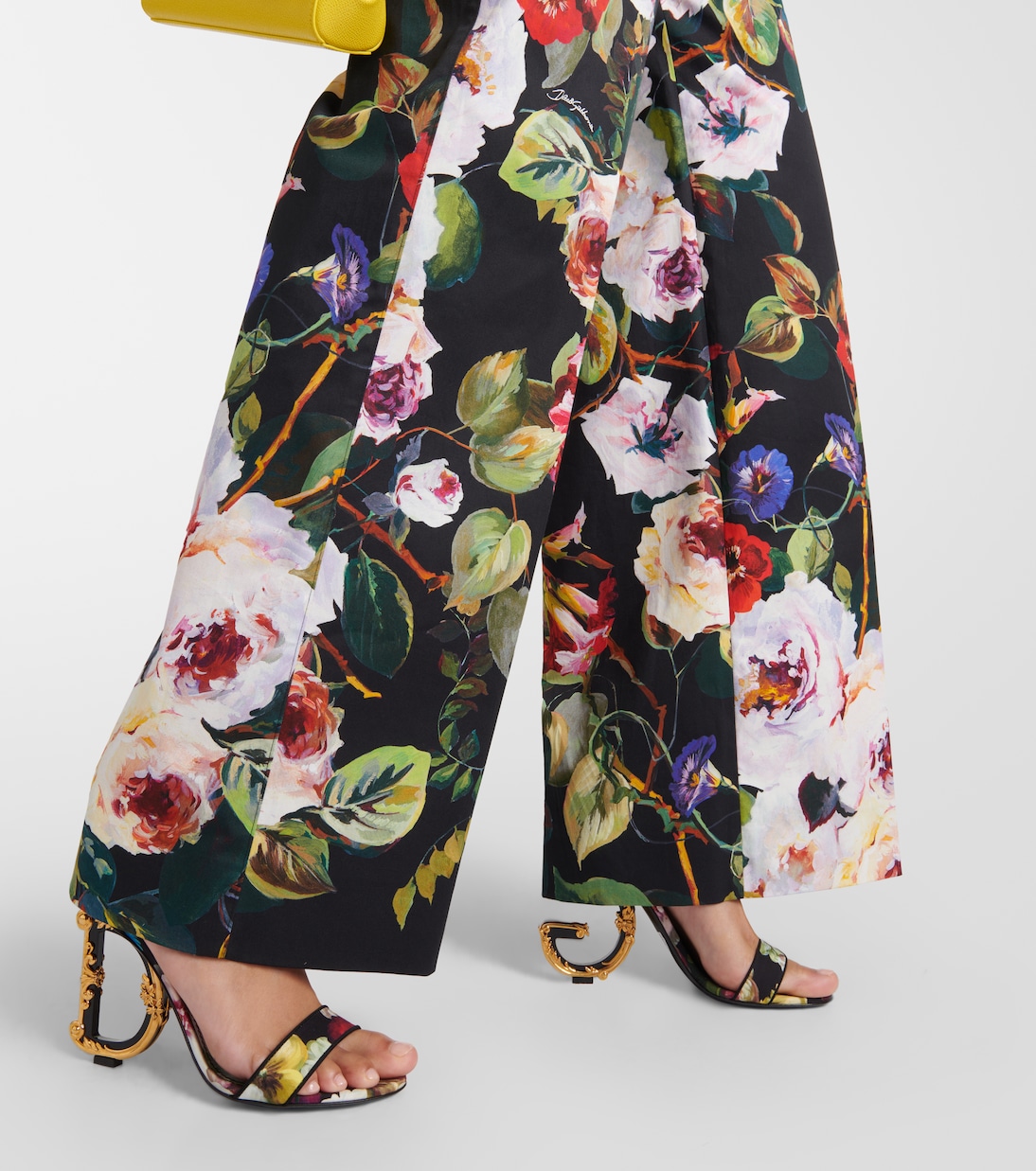 Weite Hose aus einem Baumwollgemisch | Dolce&Gabbana
