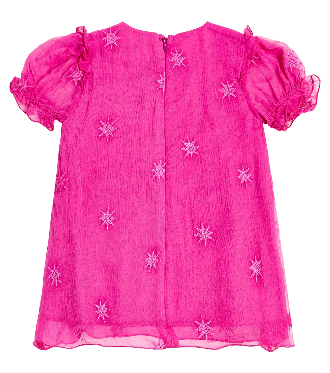 Baby - Abito in seta a maniche corte | Chloé Kids
