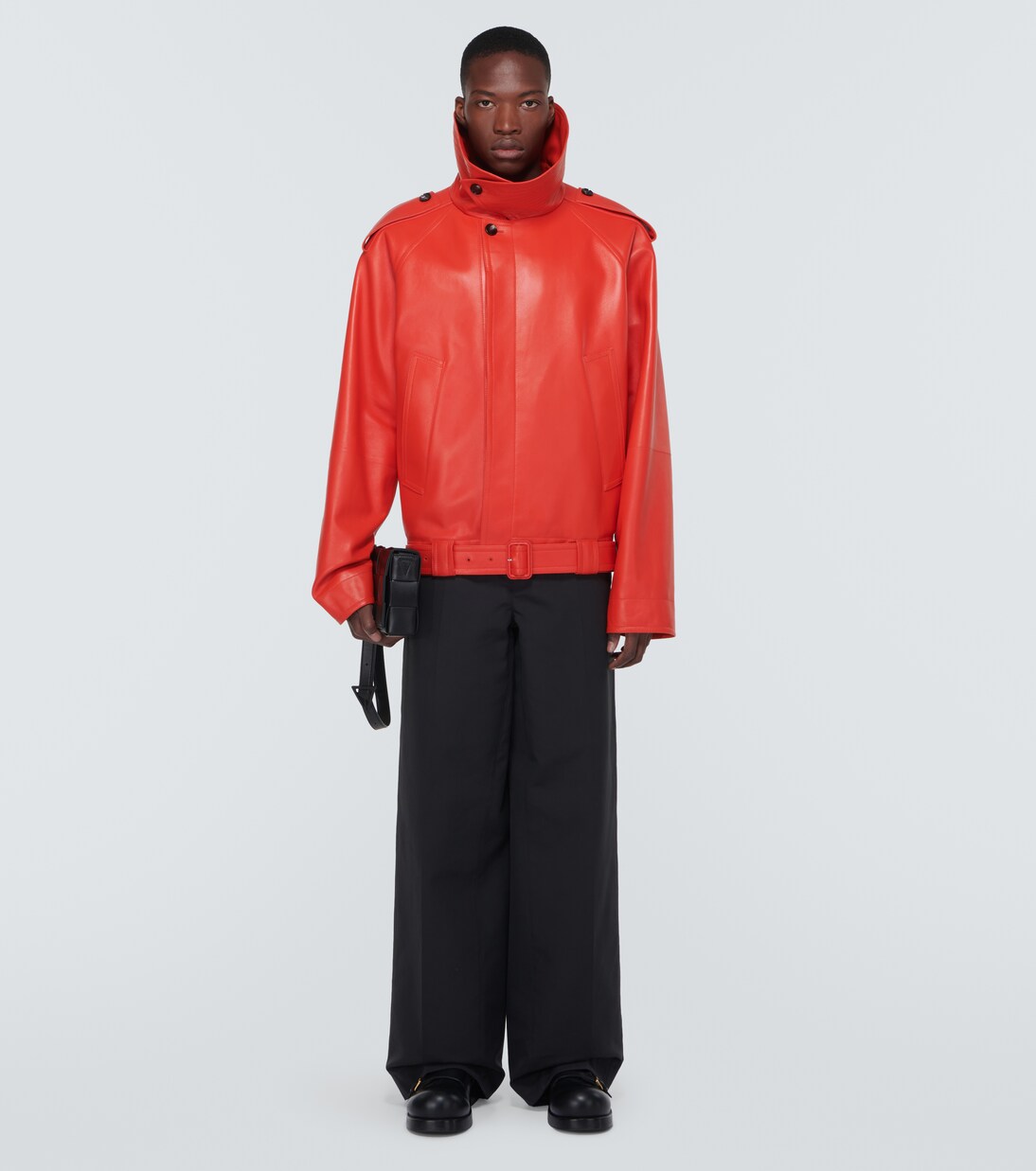 Weite Hose aus Baumwoll-Twill | Bottega Veneta