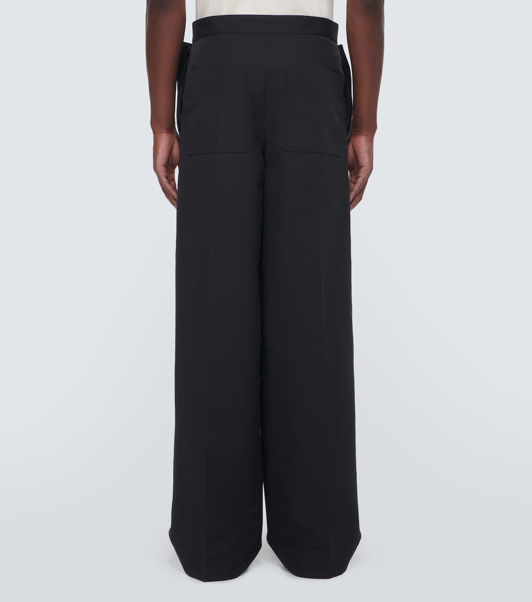 Weite Hose aus Baumwoll-Twill | Bottega Veneta