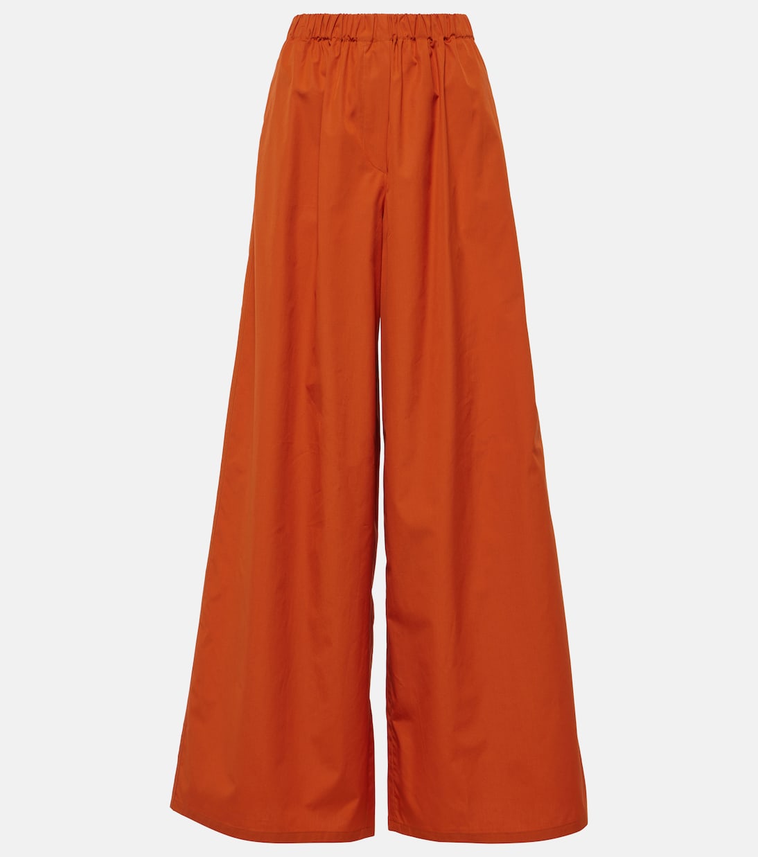 Weite High-Rise-Hose Navigli aus Baumwolle | Max Mara