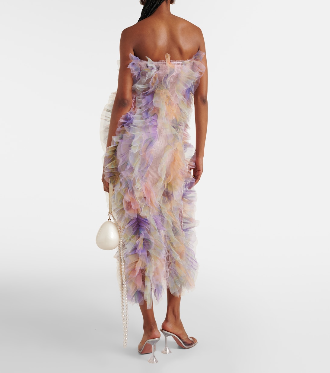 Robe longue en tulle | Susan Fang
